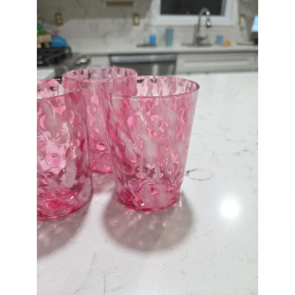 EAPG EARLY GLASS NORTHWOOD SPATTER AND COIN DOT TUMBLER‎ c.1889